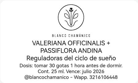 VALERIANA OFFICINALIS + PASSIFLORA ANDINA
